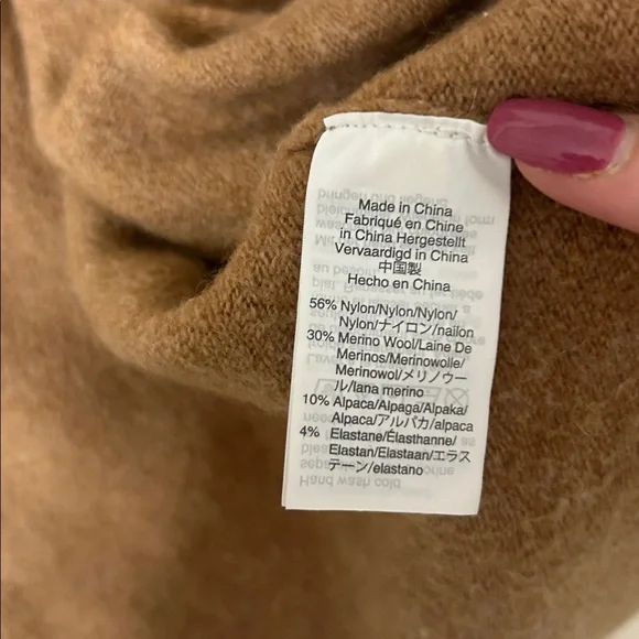 Madewell Merino Wool Alpaca Blend Knit Long Open Front Cardigan Sweater XL - Picture 3 of 5